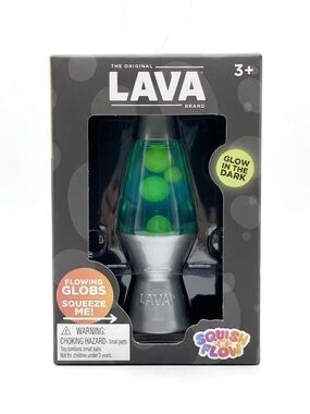 Schylling Lava Lamp Glow In The Dark 🔥 Squish N Flow NEW Sealed Authentic